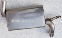 Stainless steel rear silencer AUDI 100 GL C1 MK1   1968 - 73