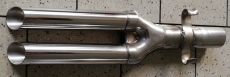 Stainless Steel Complete Exhaust System AUDI 100 Coupé S 1970 - 73