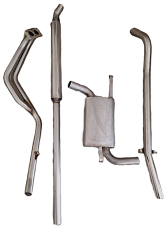 Komplette Auspuffanlage Edelstahl Automatik Audi 100 C1 S LS 1974 - 76