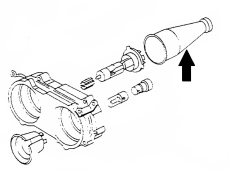 Doppelscheinwerfer Gummi Schutzhülle Audi 100 Coupe S 1971 - 76