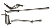 Stainless Steel Complete Exhaust System AUDI 100 LS S C1 1968 - 73