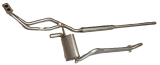 Stainless Steel Complete Exhaust System AUDI 100 GL C1 1968 - 73