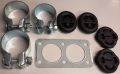 Mounting Kit for Exhaust System AUDI 100 C1 LS S 1,8l 1968-76